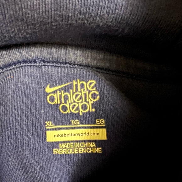 Nike Athletic Dept. Blue/Pink Hoodie, XL - Picture 8 of 8